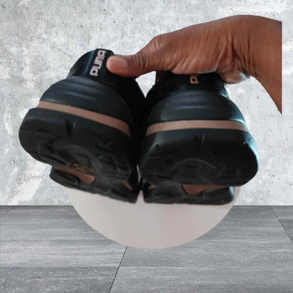 Puma Thunder Electric Sneakers Rose Gold Black Size 9